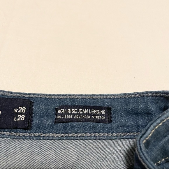 Hollister High Rise Jean Leggings Women’s Size 26 W 28 L - Picture 6 of 16
